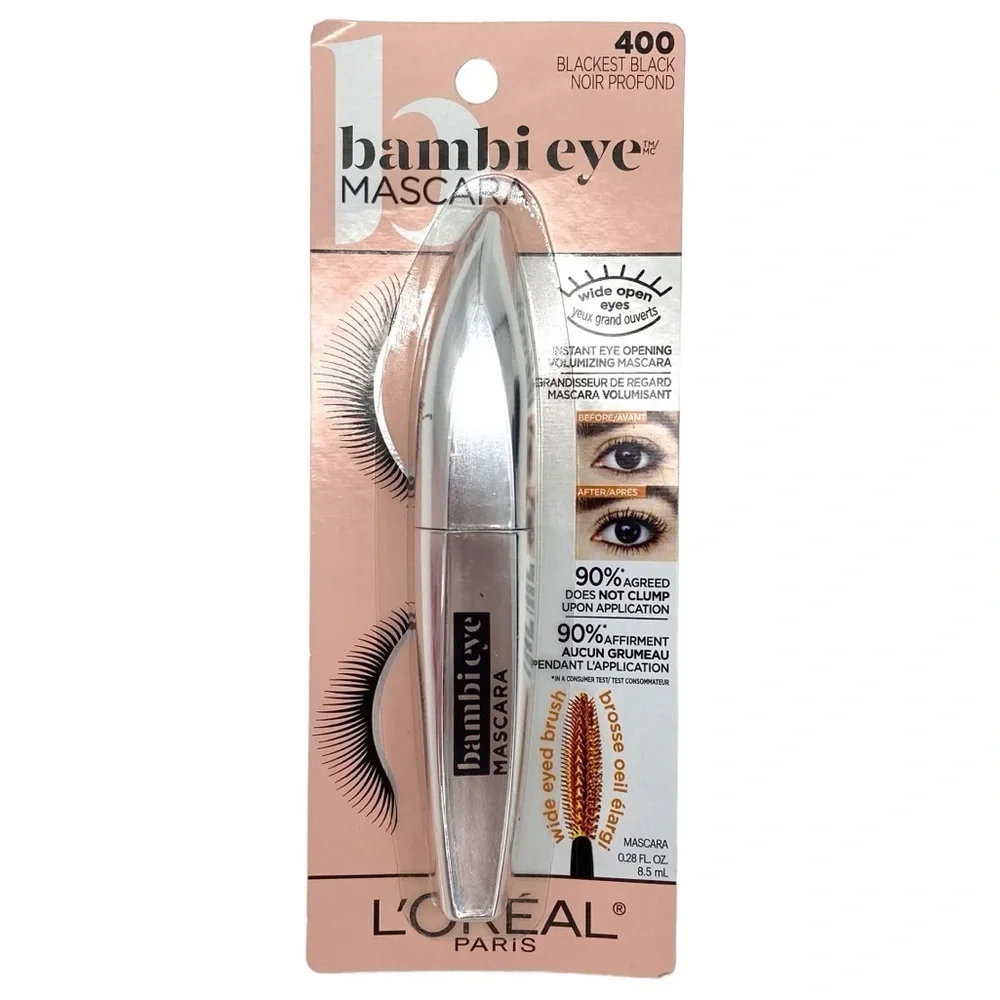 L’Oreal Paris Bambi Eye Volumizing Mascara 400 Blackest Black